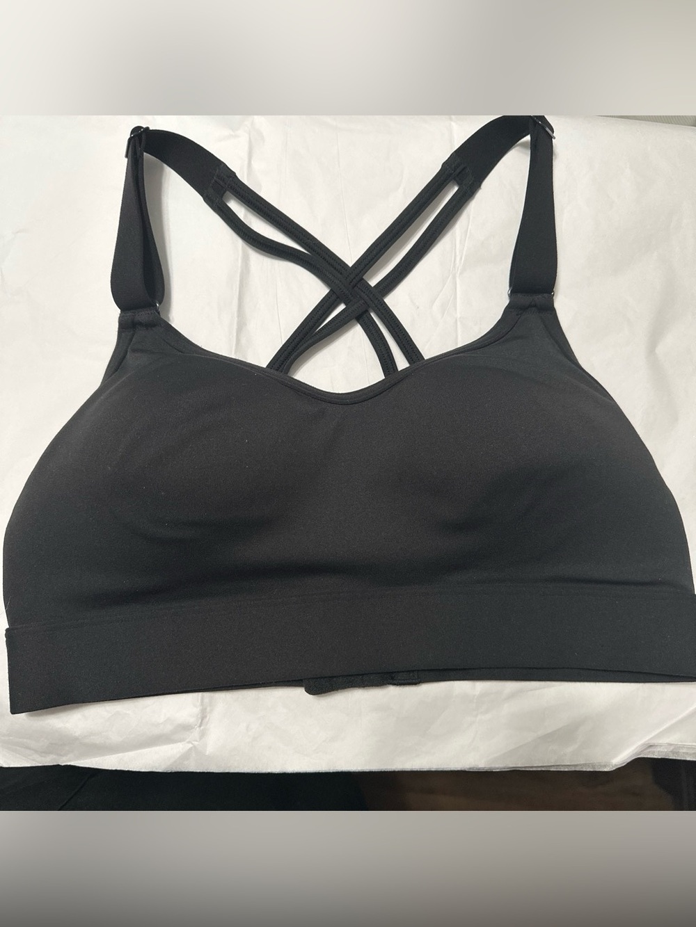 Victoria's Secret Pink - Black Crisscross Wireless Sports Bra
